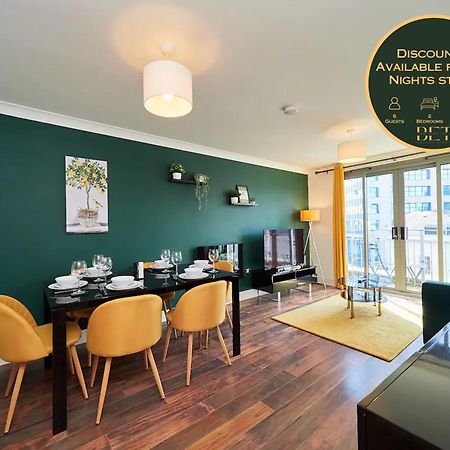 Emerald Suite - Two Story Duplex Apartment - Balcony - Contractors - Family - City Centre - Broadway Plaza - Five Ways - Sleeps 6 Birmingham Ngoại thất bức ảnh